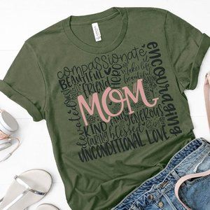 Mom T-Shirt, Mom Gift. Mothers Day Shirt, Mom